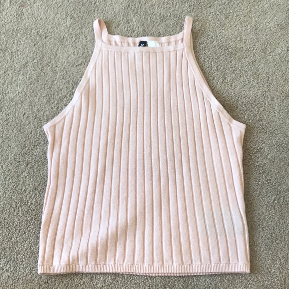 Pink h&m tank top,size small